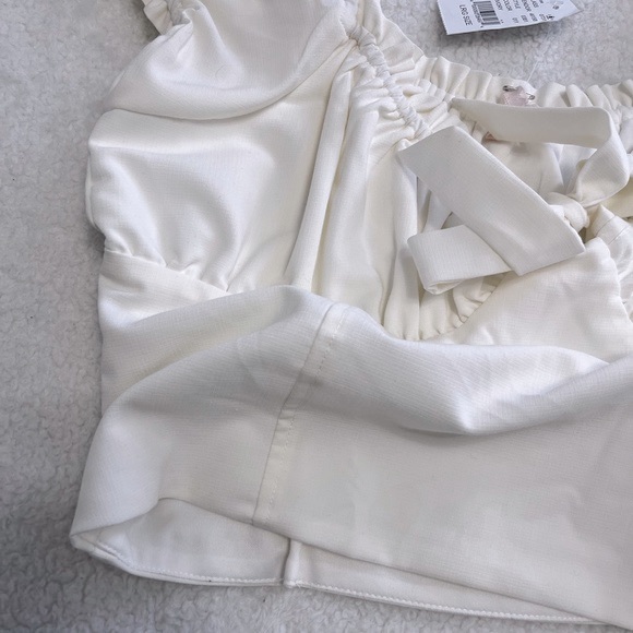 lottie moss pacsun milkmaid tie front bustier top - Picture 7 of 13